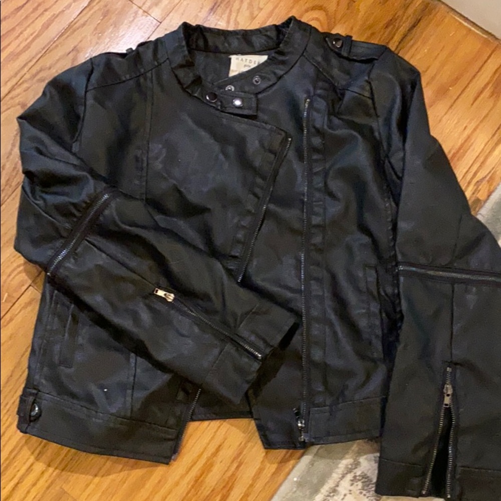 Girls leather jacket